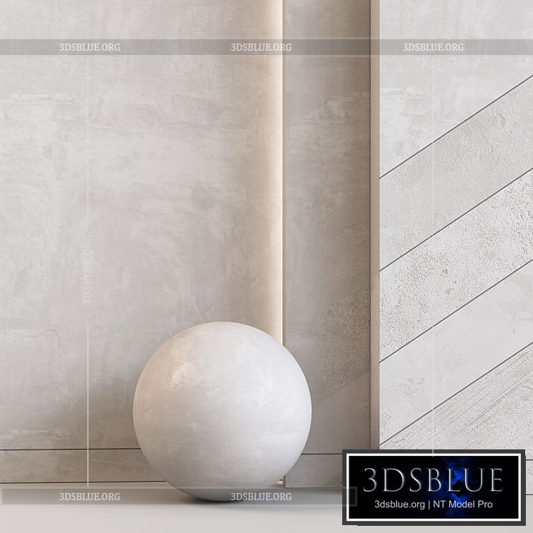 Decorative Plaster design by Sherzod 3DS Max - thumbnail 3