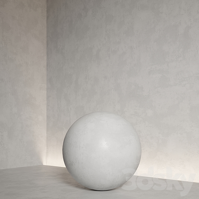 Decorative plaster. Seamless decorative plaster material. 43 3DS Max Model - thumbnail 4