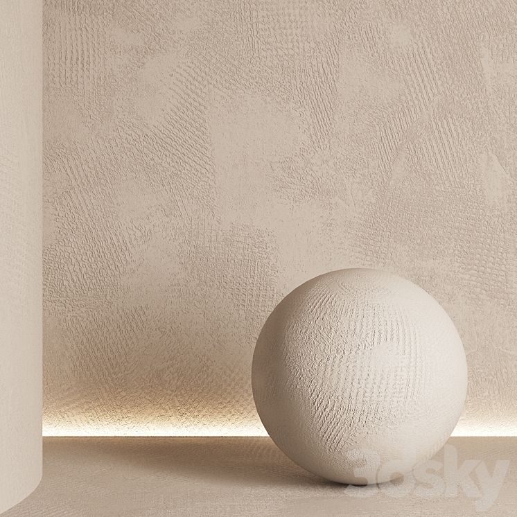 Decorative plaster set 10 3DS Max - thumbnail 2