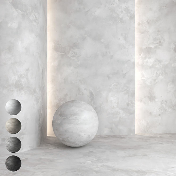 Decorative plaster v02 3DS Max Model - thumbnail 1