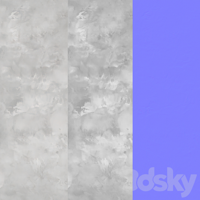 Decorative plaster v02 3DS Max Model - thumbnail 6