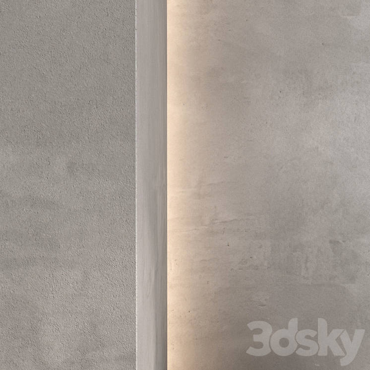 Decorative plaster v08 3DS Max Model - thumbnail 2