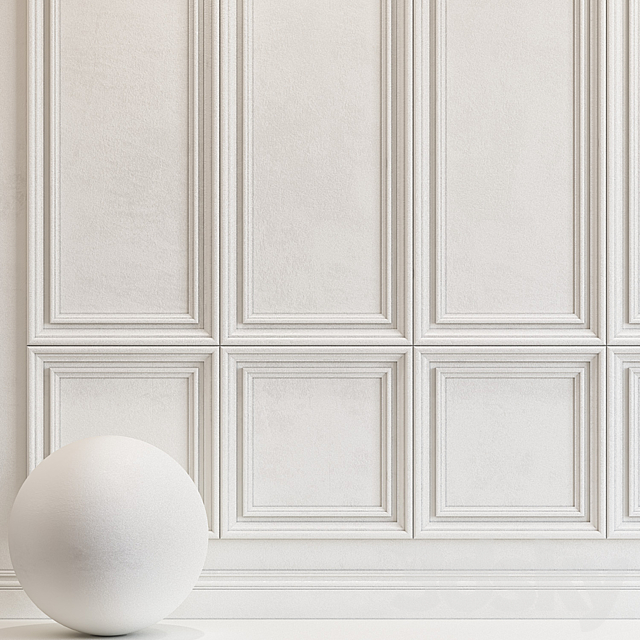 Decorative plaster with molding 41 3DS Max Model - thumbnail 2