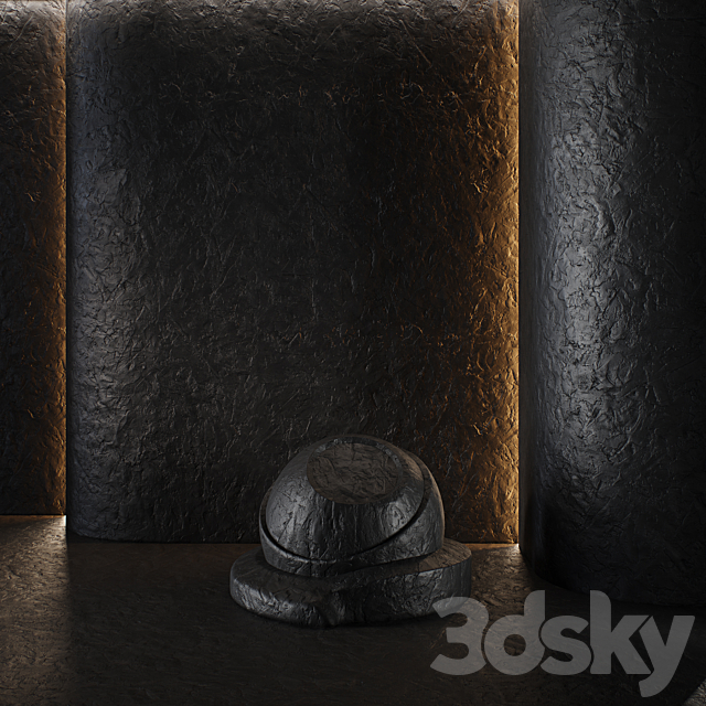 Decorative poster | Concrete set (seamless) | 38 3DS Max Model - thumbnail 6