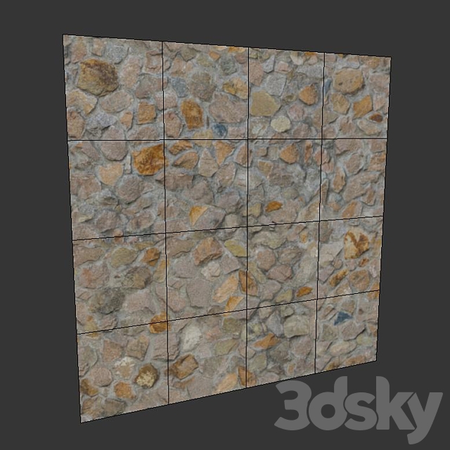 Decorative stone_3 3DS Max Model - thumbnail 4