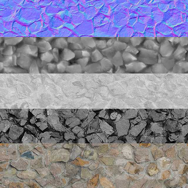 Decorative stone_3 3DS Max Model - thumbnail 5