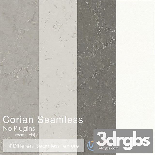 Dupont Corian Kitchen Countertops Grigio 1 3dsmax Download - thumbnail 1