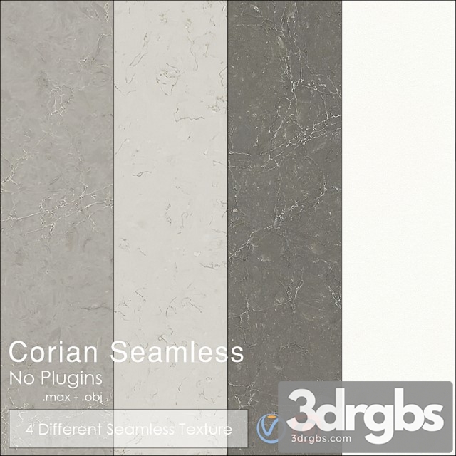 Dupont corian kitchen countertops grigio 3dsmax Download - thumbnail 1