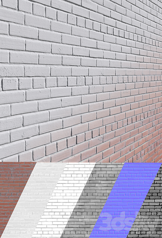 Facing brick _2 3DS Max Model - thumbnail 2