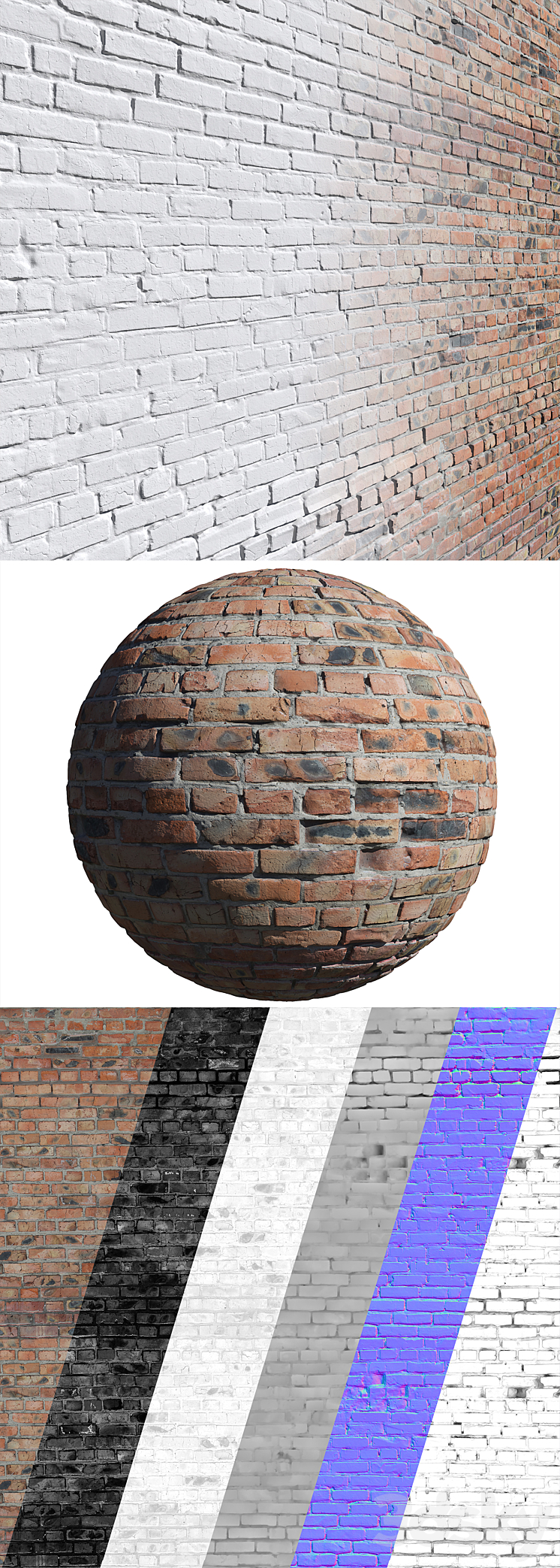 Facing brick _4 3DS Max - thumbnail 2