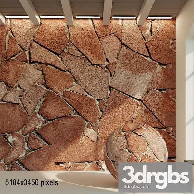 Facing stone. 3dsmax Download - thumbnail 1