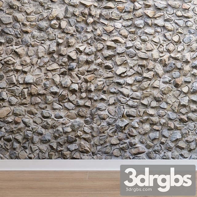 Facing stone (stone 010) 3dsmax Download - thumbnail 1