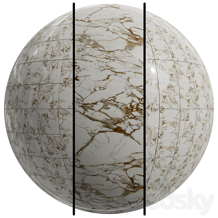 FB249 Marble Collection Massa | 3MAT | 4k | PBR 3DS Max Model - thumbnail 1