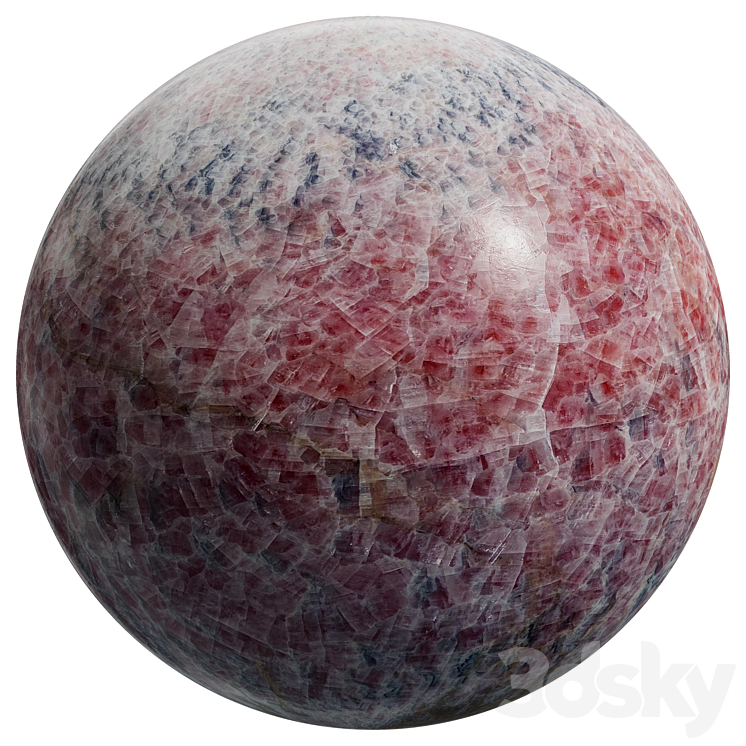 FB38 onyx pink diamond marble | 2 Mat | 80192 * 4096 3DS Max - thumbnail 2