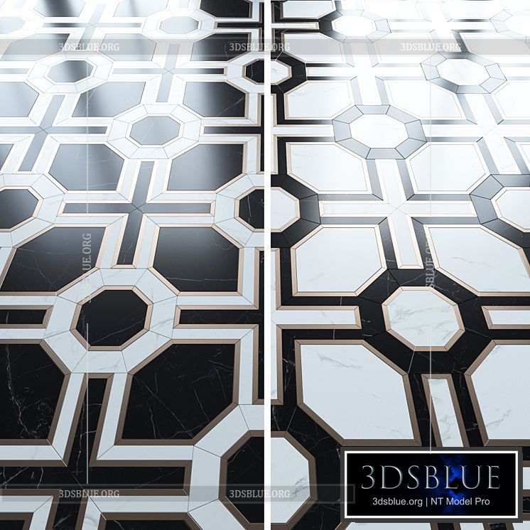 Floor mosaic from the factory Madique 3DS Max - thumbnail 3