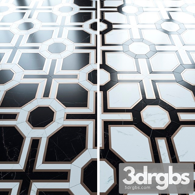 Floor Mosaic From The Factory Madique 3dsmax Download - thumbnail 1