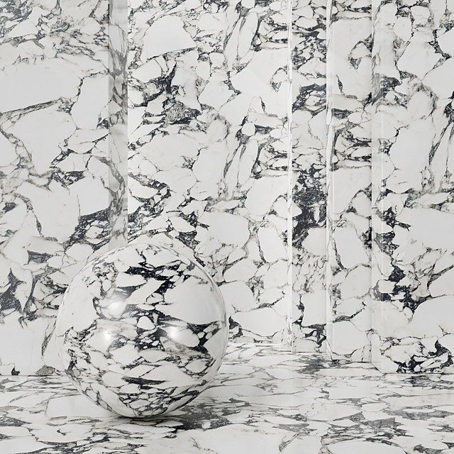 Florim Pebble marble from B & W_Marble 3DSMax File - thumbnail 1