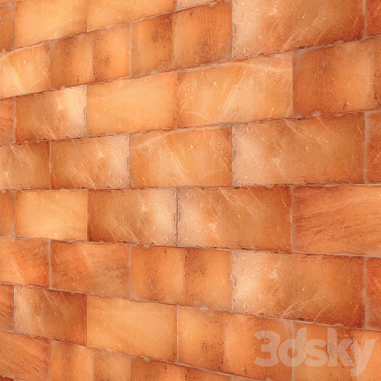 Himalayan salt wall 3DS Max - thumbnail 1