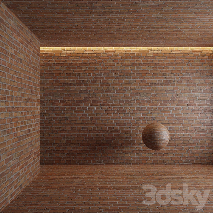 Industrial brick 3DS Max - thumbnail 2