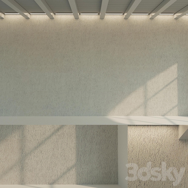 Light stucco 1 3DS Max - thumbnail 1