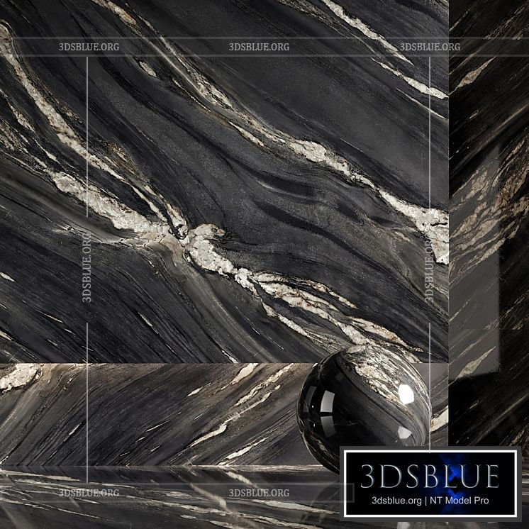 Marble Gray Black 3DS Max - thumbnail 3