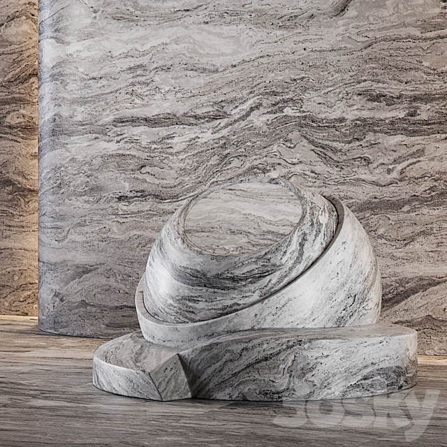 Marble set (seamless) | 03 3DS Max Model - thumbnail 2