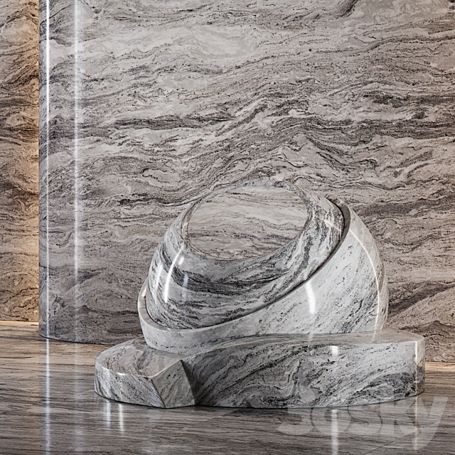 Marble set (seamless) | 03 3DS Max Model - thumbnail 4