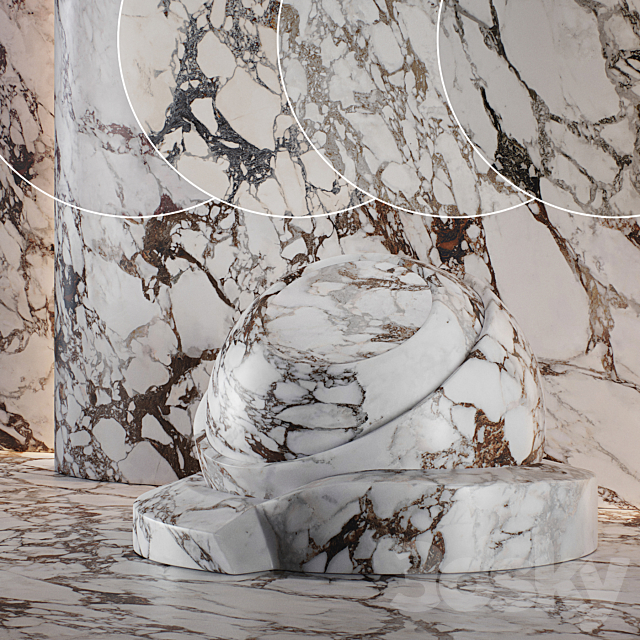 Marble set (seamless) | 13 3DS Max Model - thumbnail 2