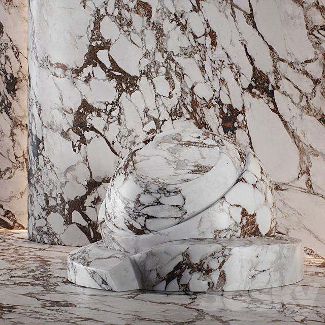 Marble set (seamless) | 13 3DS Max Model - thumbnail 4