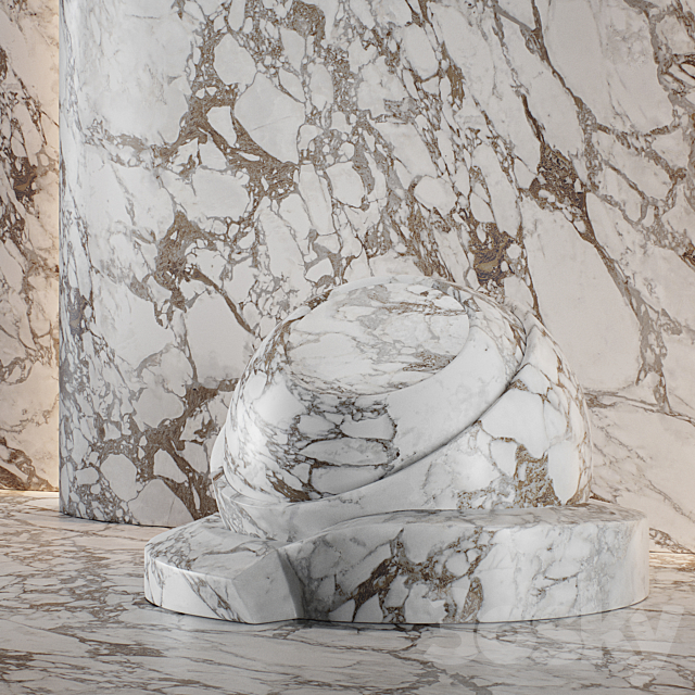 Marble set (seamless) | 13 3DS Max Model - thumbnail 7