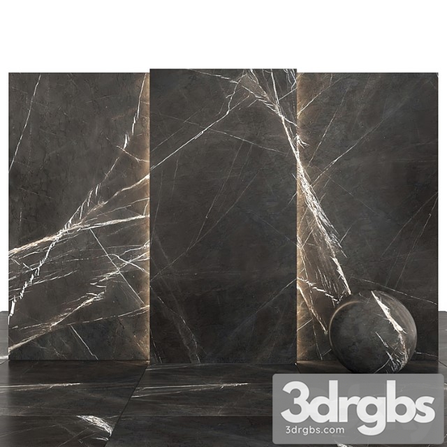 Marquina Gray Marble 3dsmax Download - thumbnail 1