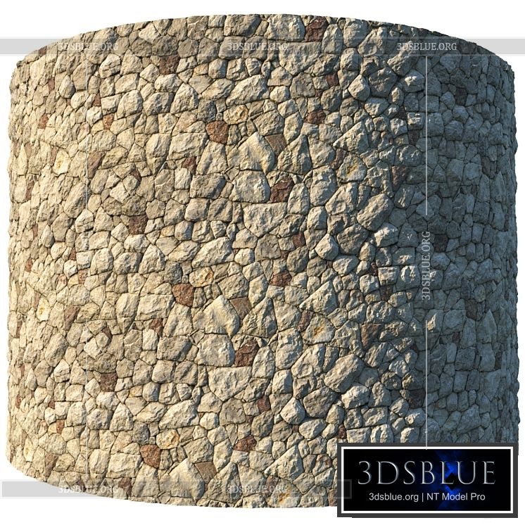 Masonry material 08 8k seamless PBR 3DS Max - thumbnail 3