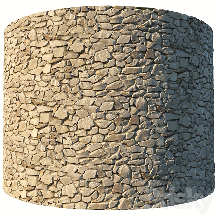 Masonry material 15 8k seamless PBR 3DS Max - thumbnail 1