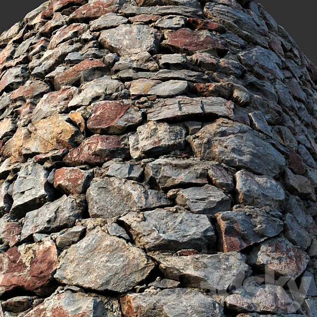 Material of masonry 3DS Max Model - thumbnail 2