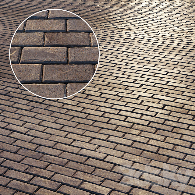 Material of paving slab 01 3DSMax File - thumbnail 1