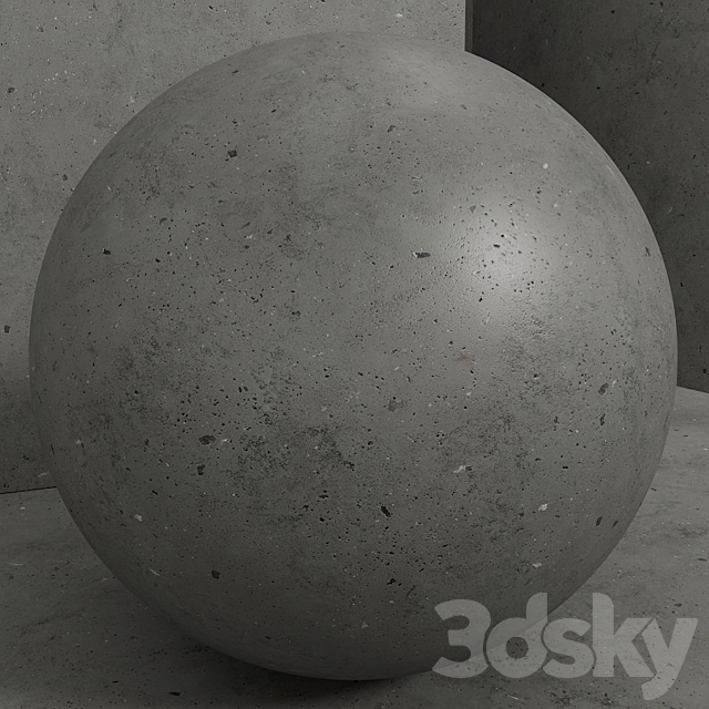 Material (seamless) – concrete plaster set 169 3DSMax File - thumbnail 3