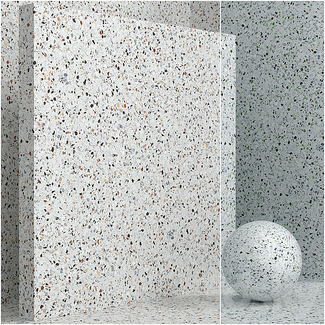 Material (seamless) – terrazzo – quartzite set 108 3DS Max Model - thumbnail 2