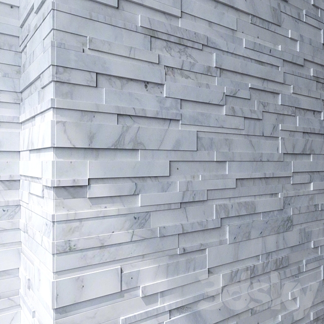 MSI Stacked Stone Set 01 3ds Max - thumbnail 2