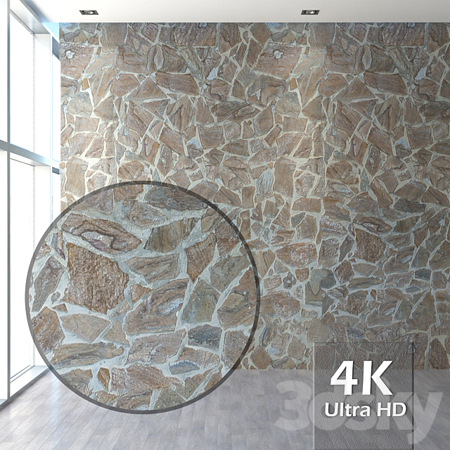 Natural stone 03 3DS Max Model - thumbnail 1