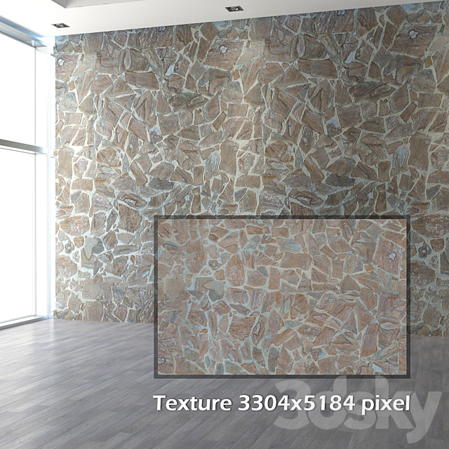 Natural stone 03 3DS Max Model - thumbnail 2