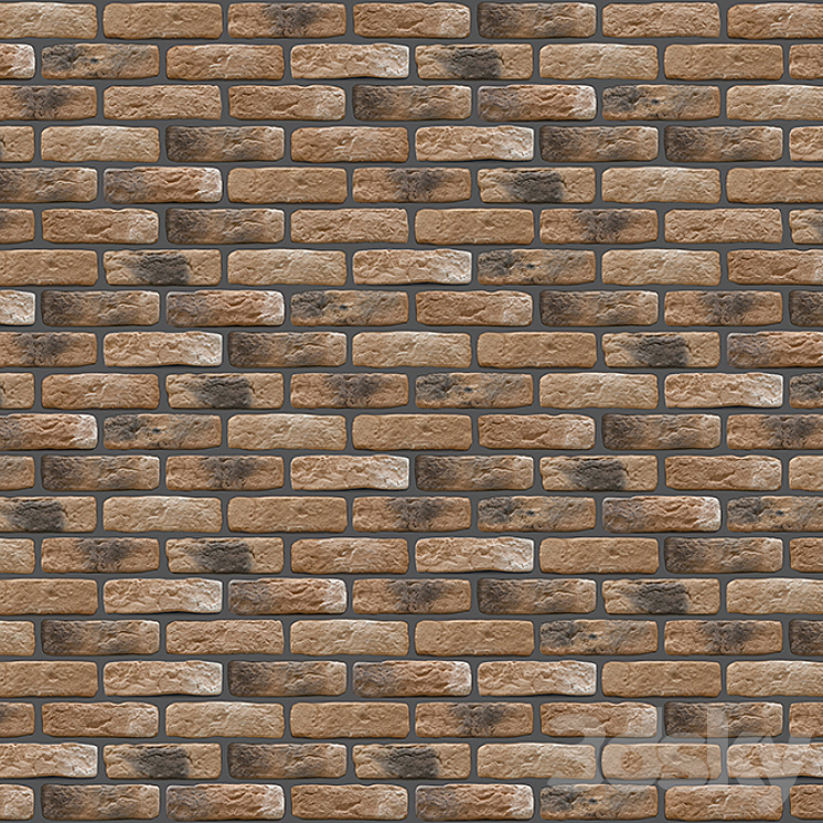 Old brick 0901 3DS Max - thumbnail 1