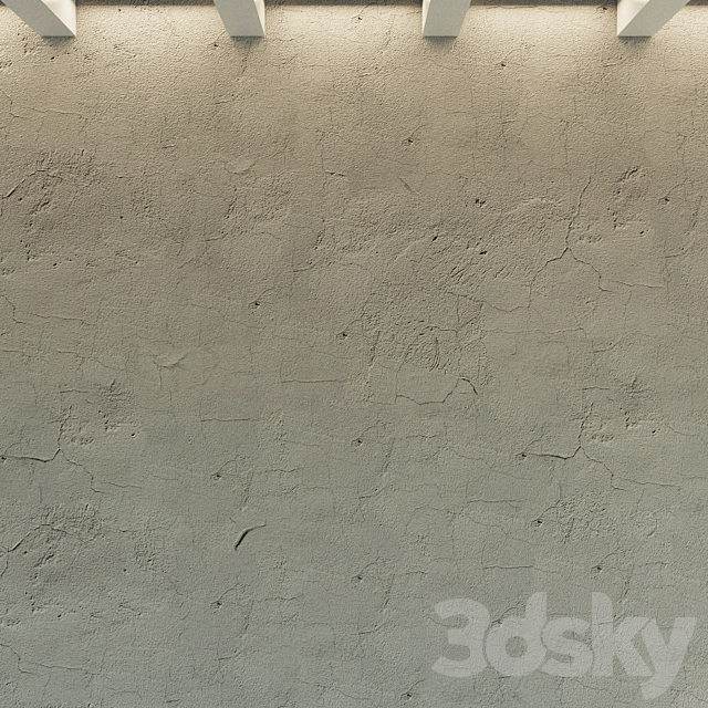 Old plaster. Painted wall. 19 3ds Max - thumbnail 3