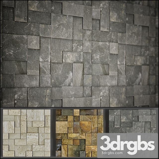 Panel Stone 3dsmax Download - thumbnail 1