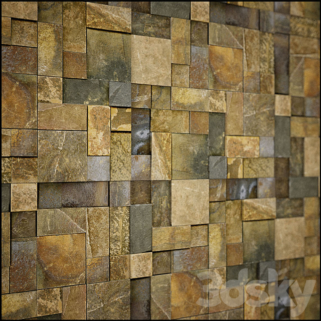 panel stone 3DSMax File - thumbnail 3