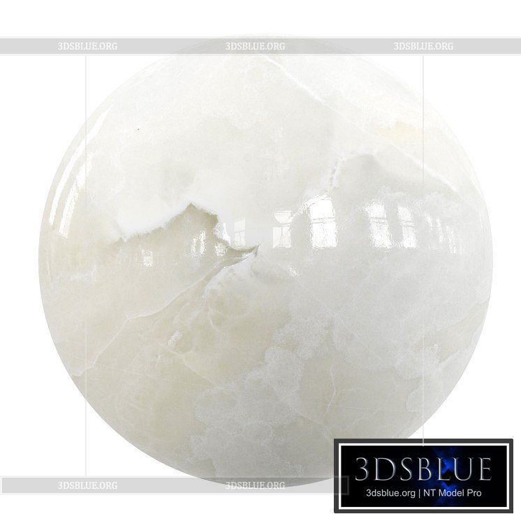 Pbr Marble – White Onyx 3DS Max - thumbnail 3