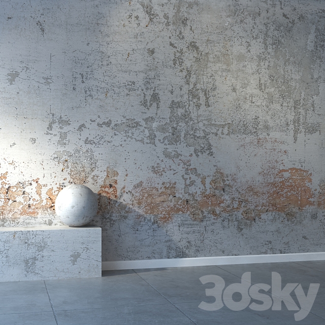 Plaster 45 3ds Max - thumbnail 2