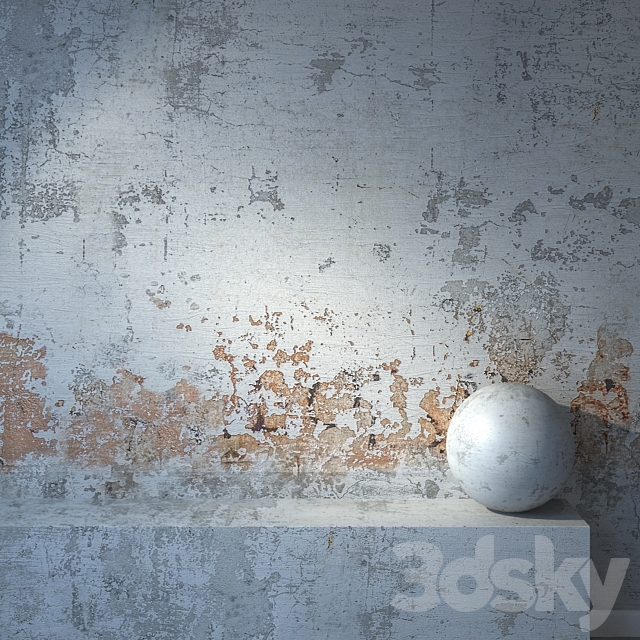 Plaster 45 3ds Max - thumbnail 3