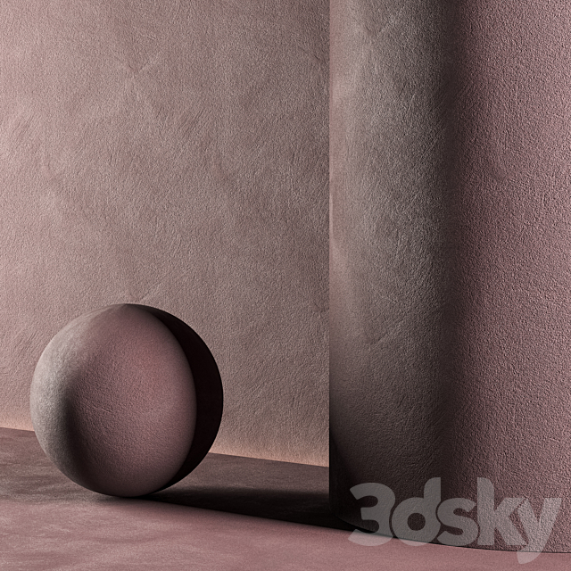 Plaster Material 101 3ds Max - thumbnail 2