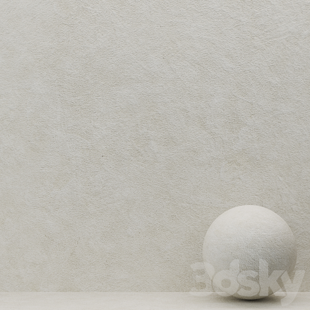 Plaster material 3ds Max - thumbnail 1