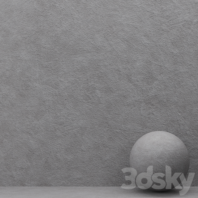 Plaster material 3ds Max - thumbnail 2